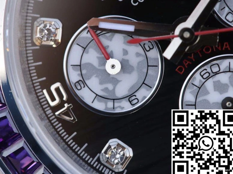 Cosmograph Dial Rolex BL 116595RBOW Factory Black Daytona Rainbow 0407